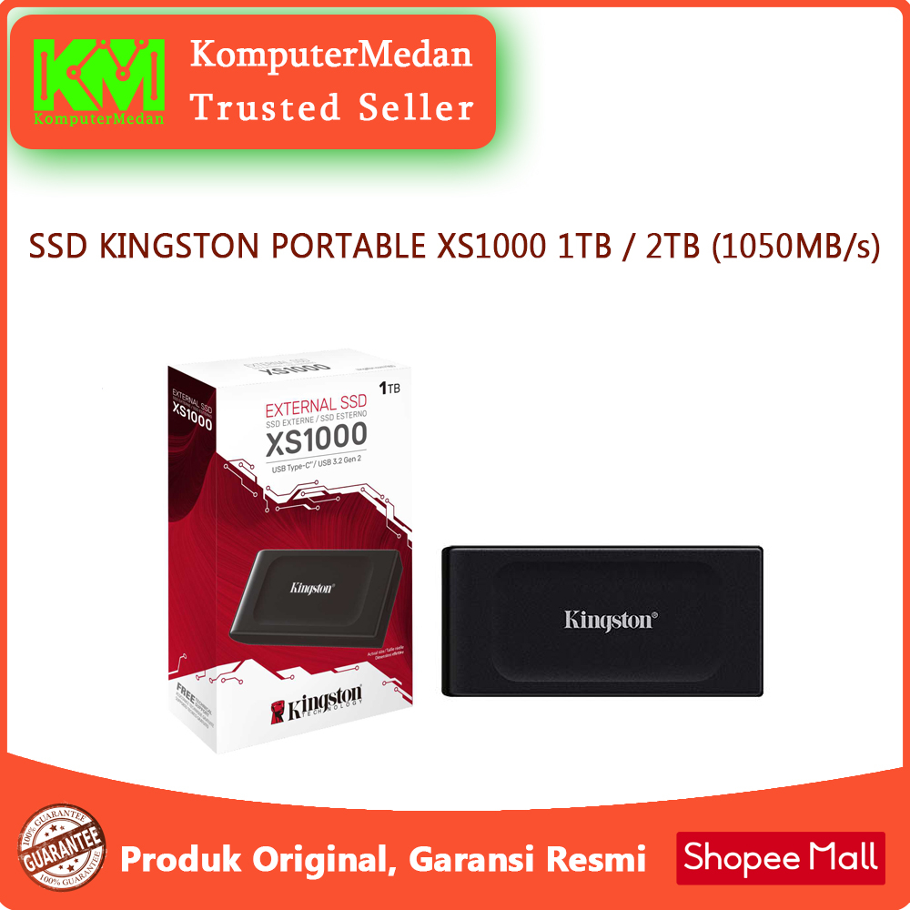 Jual SSD KINGSTON PORTABLE XS1000 1TB / 2TB (1050MB/s) | Shopee Indonesia