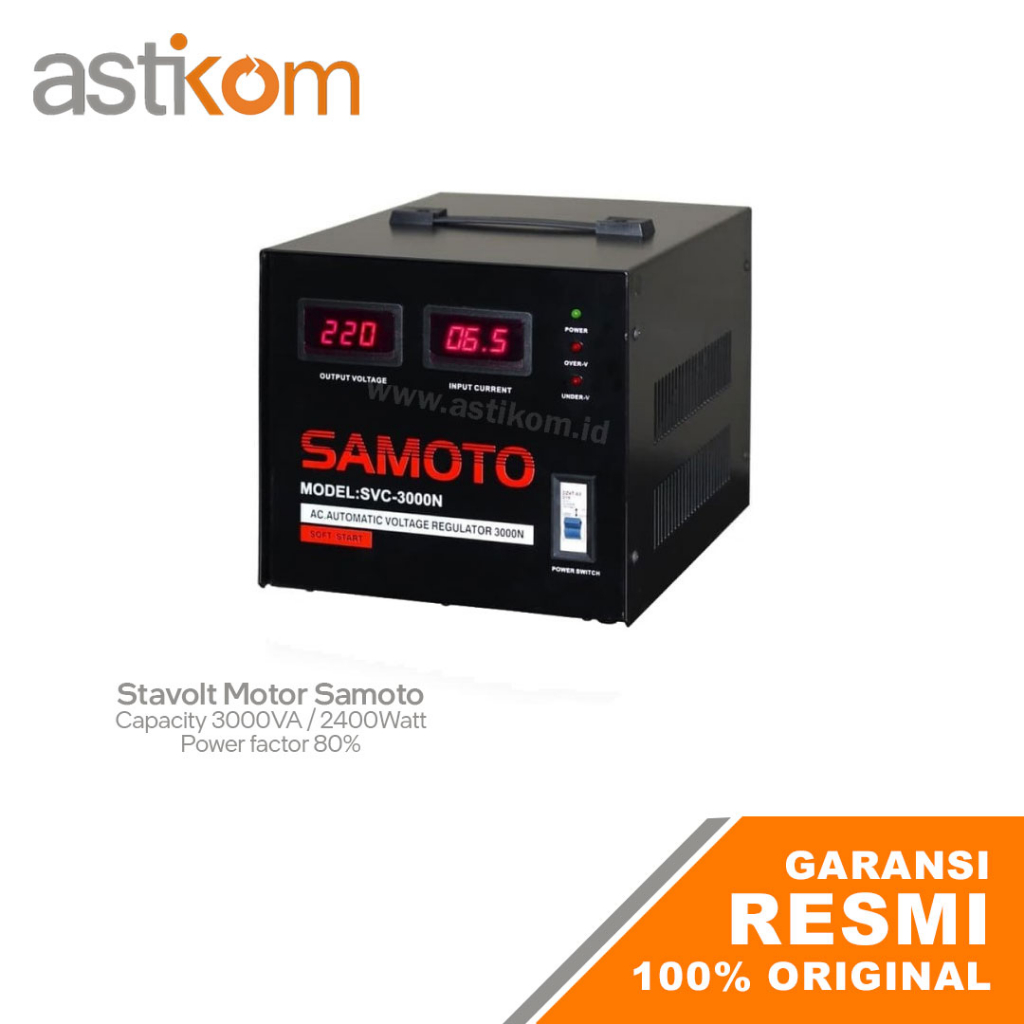 Jual Stabilizer Stavolt SAMOTO 3000VA SVC3000N SVC-3000VA | Shopee ...