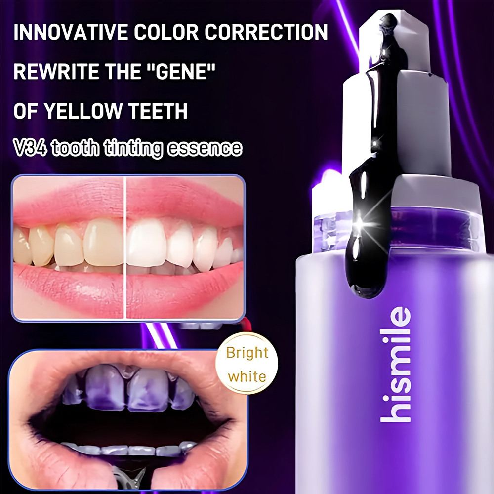 Jual HiSmile V34 Teeth Whitening Colour Corrector Serum pemutih gigi my