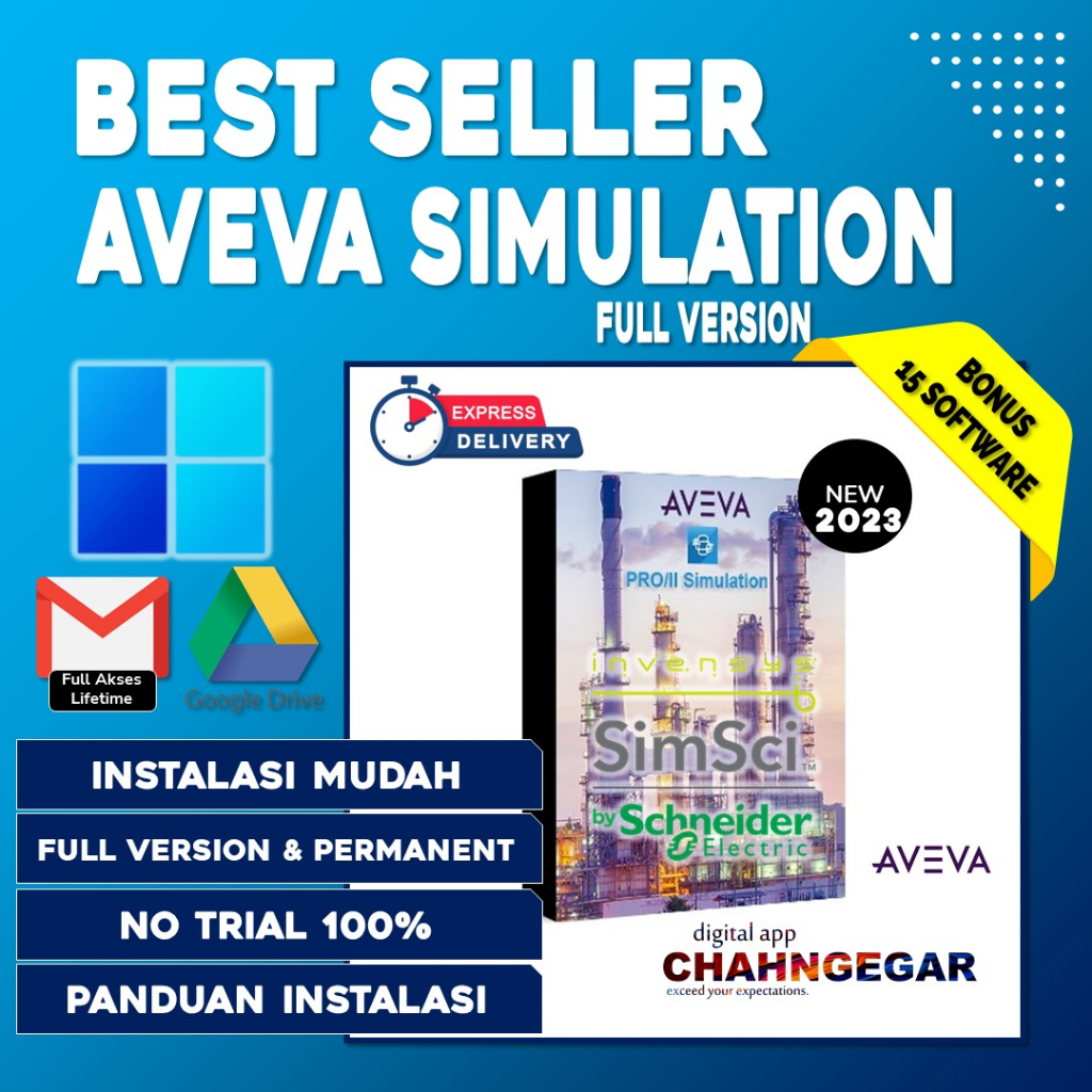 Jual AVEVA PRO II Simulation 2023 Full Version Software Engineering ...