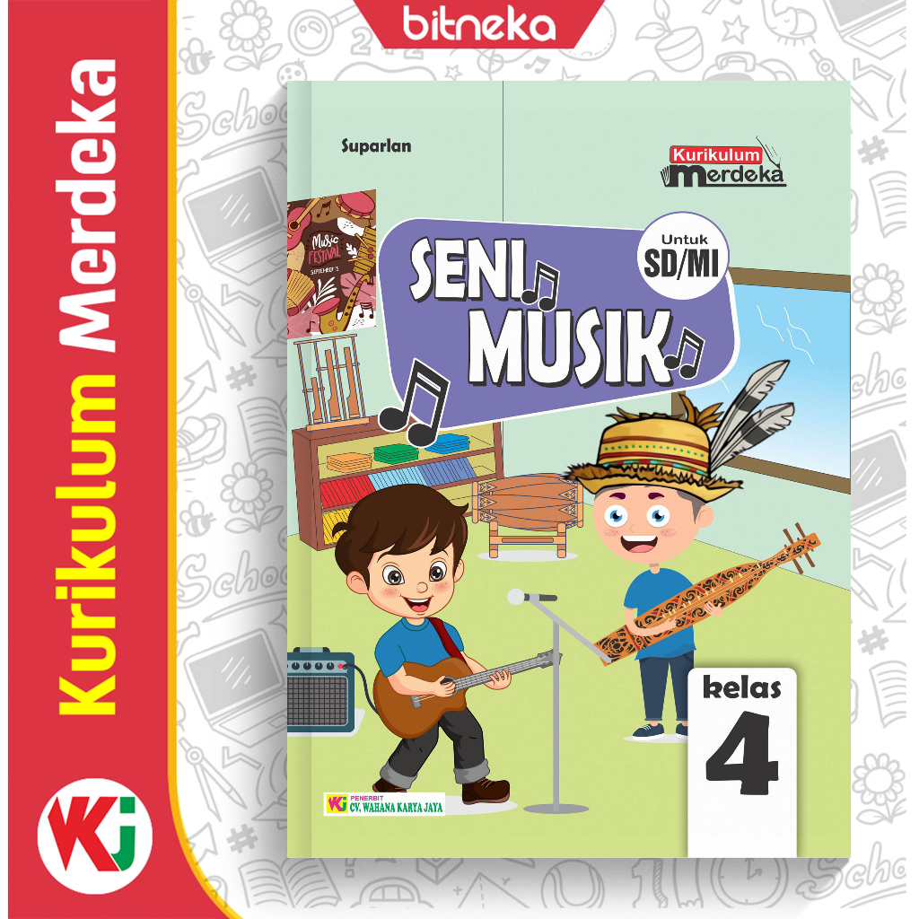 Jual Buku Siswa Seni Musik SD/MI Kelas 4 Kurikulum Merdeka Kurmer ...