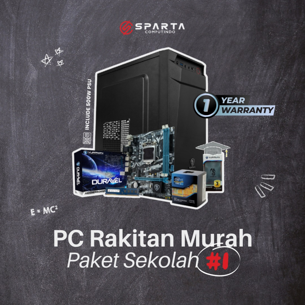 Jual PC Rakitan Murah PAKET SEKOLAH #1 (Bergaransi) | Shopee Indonesia