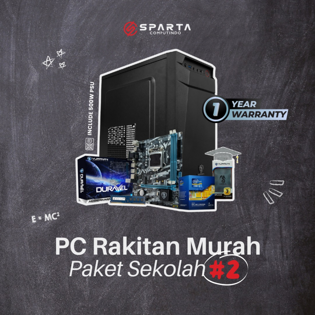 Jual PC Rakitan Murah PAKET SEKOLAH #2 (Bergaransi) | Shopee Indonesia