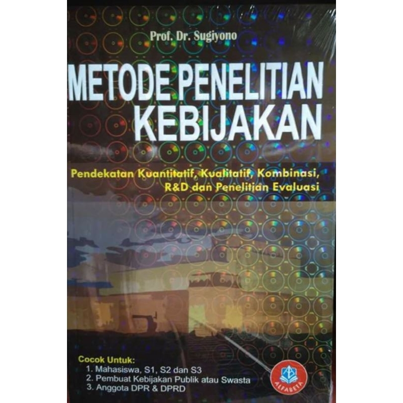 Jual Buku Metode Penelitian KebijakanProf. Dr. Sugiyono Alfabeta ...