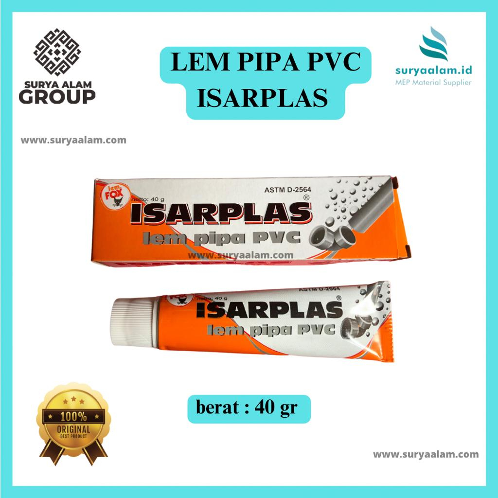 Jual LEM PIPA PVC ISARPLAS 40 GRAM | Shopee Indonesia