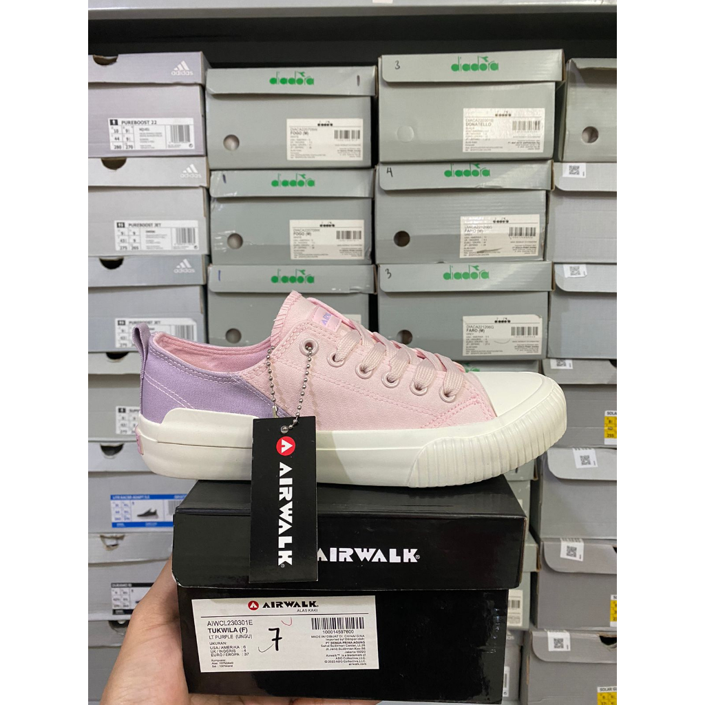 Jual Airwalk Tukwila Lt Purple Women's Shoes Original Shopee Indonesia
