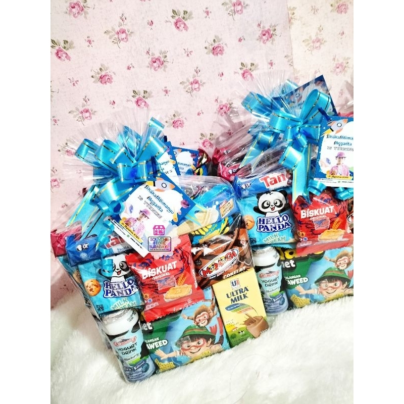 Jual New Arrival || Paket snack krep 2 susu || Bingkisan ultah anak ...