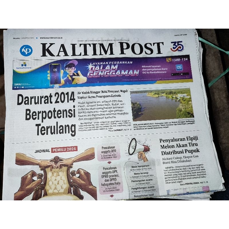 Jual KORAN BEKAS TRIBUN/ KALTIM POS 1 Kg | Shopee Indonesia