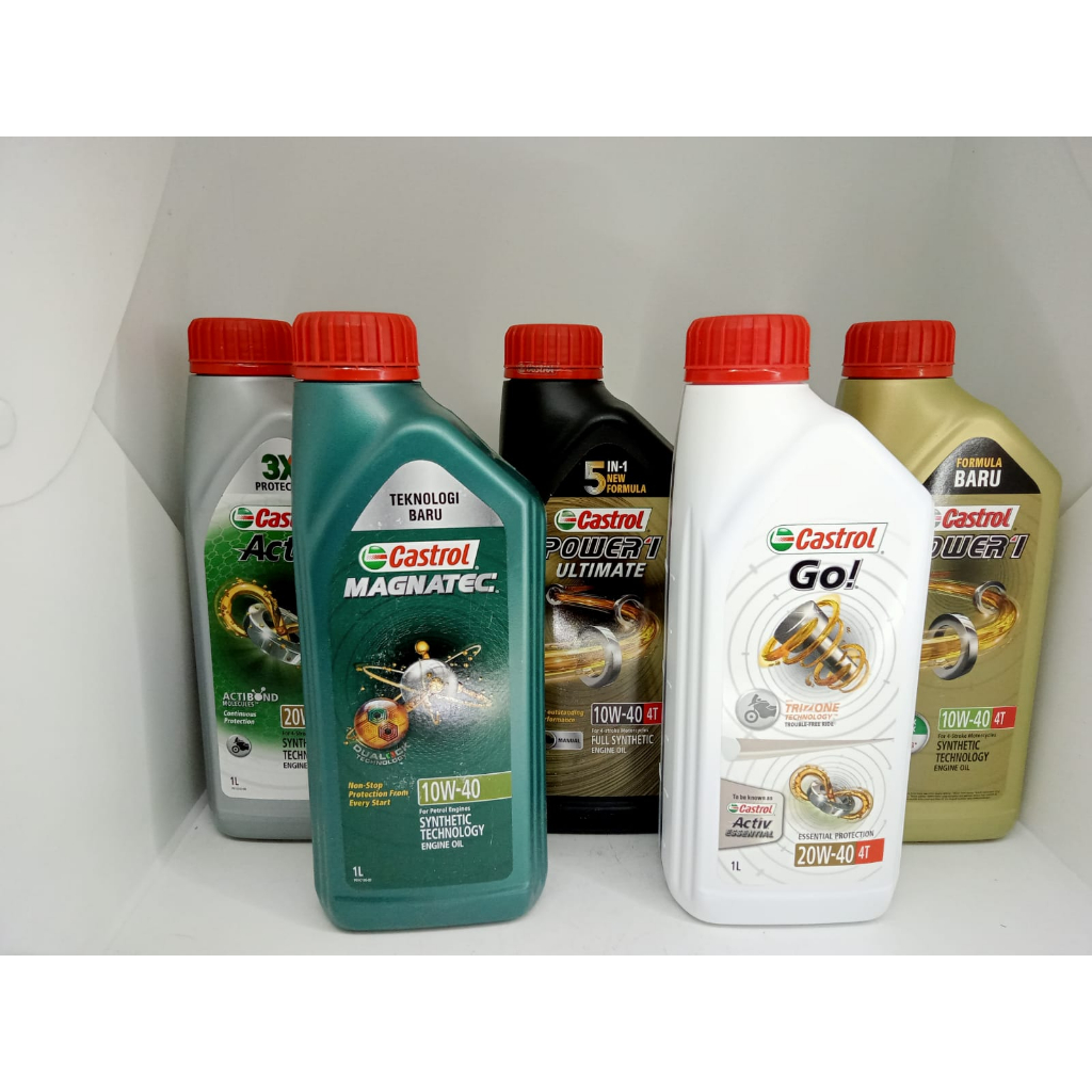 Jual Castrol Oli Mesin Motor Non Matic & Mobil Bensin Series Varian Isi ...