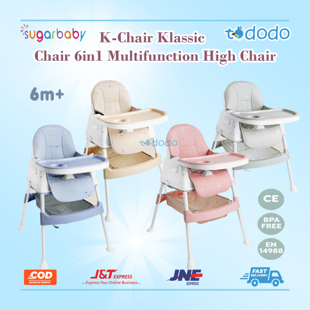 Jual Kursi Makan Bayi Anak Booster Seat Kursi Anak Sugarbaby K