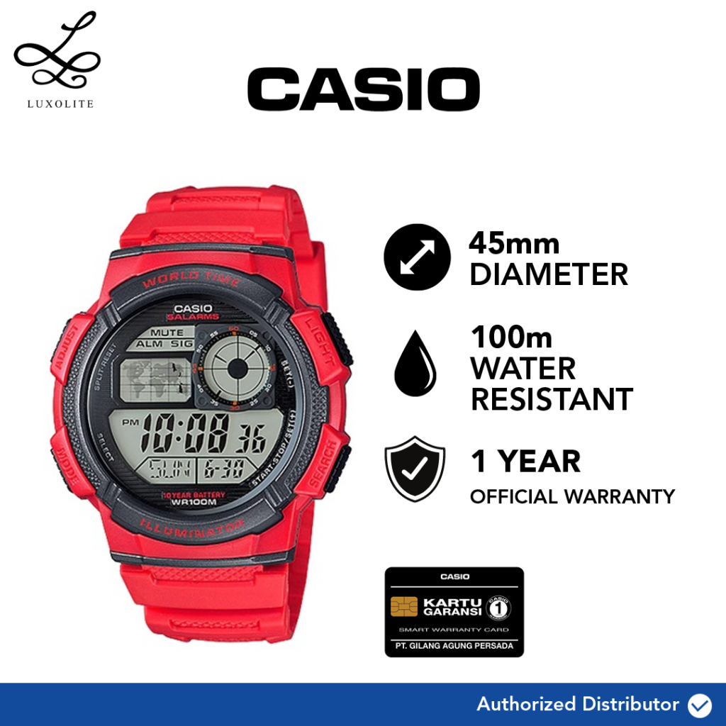 Harga casio illuminator wr50m hot sale