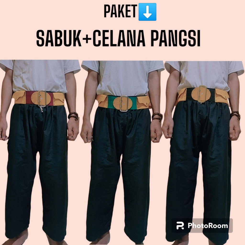 Jual Paket Celana Pangsi Dan Sabuk Betawi Pakaian Adat Betawi Sabuk
