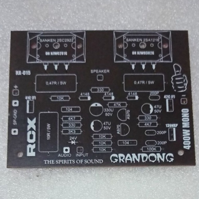 Jual PCB Power Amplifier Safari 400W Mono Grandong EL 015 | Shopee