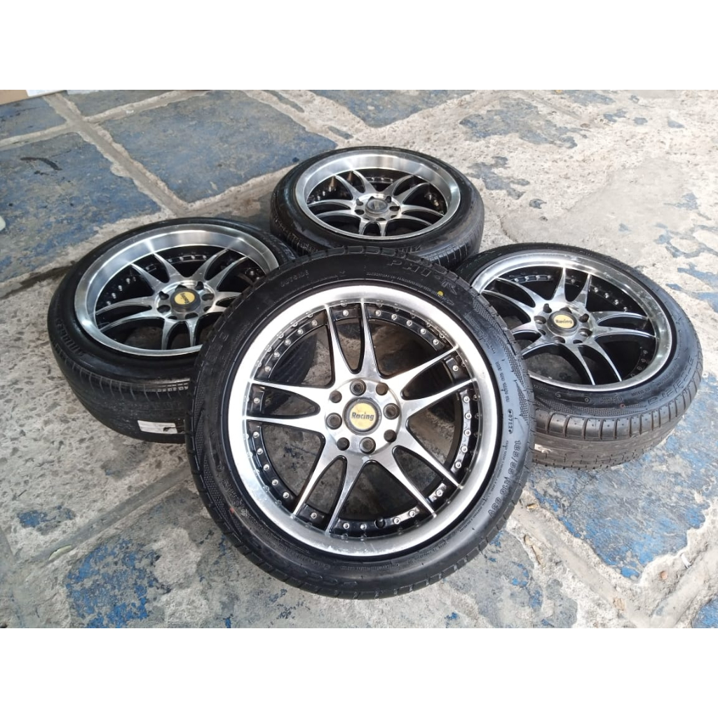 Jual Velg Mobil Racing Bekas Cr Kai Ring 16 Lubang 4x100 4x114 Ban Seken Include Free Ongkir 3270