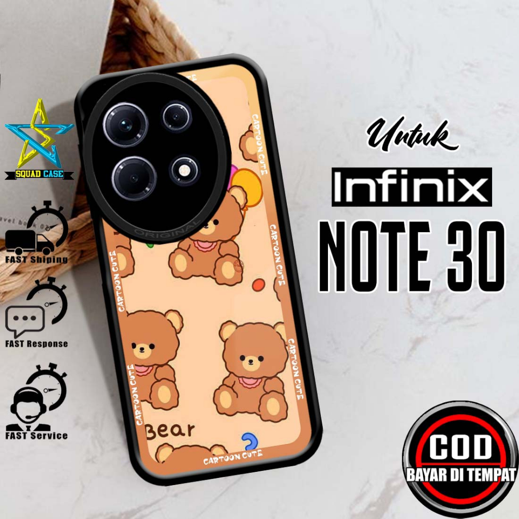 Jual Case INFINIX NOTE 30 4G NOTE 30 5G Casing terbaru Squad Case motif ...