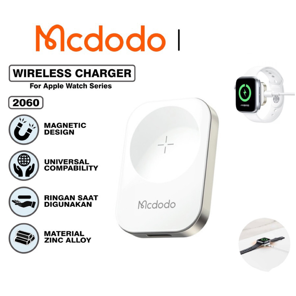 Jual Charger Apple Watch 9 8 7 SE Mcdodo Portable Wireless