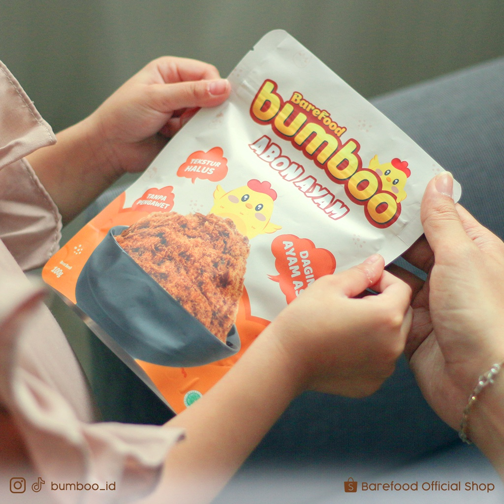 Jual BUMBOO Abon Anak MPASI / Abon Sapi dan Ayam NON MSG / Haphap Rice ...