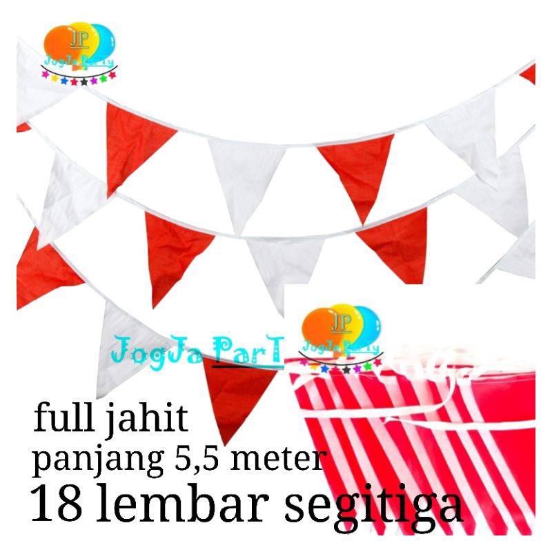 Jual Bendera Merah Putih Lembar Bendera Renteng Umbul Umbul Bendera Festival Bunting Flag