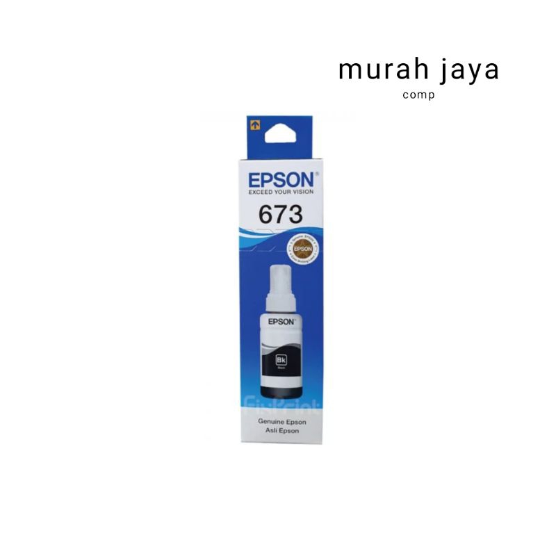 Jual tinta printer epson 673 black original | Shopee Indonesia