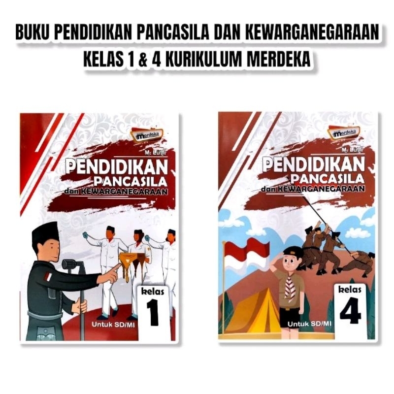 Jual Buku Kurikulum Merdeka Sd Kelas 1 2 3 4 Ppkn Shopee Indonesia