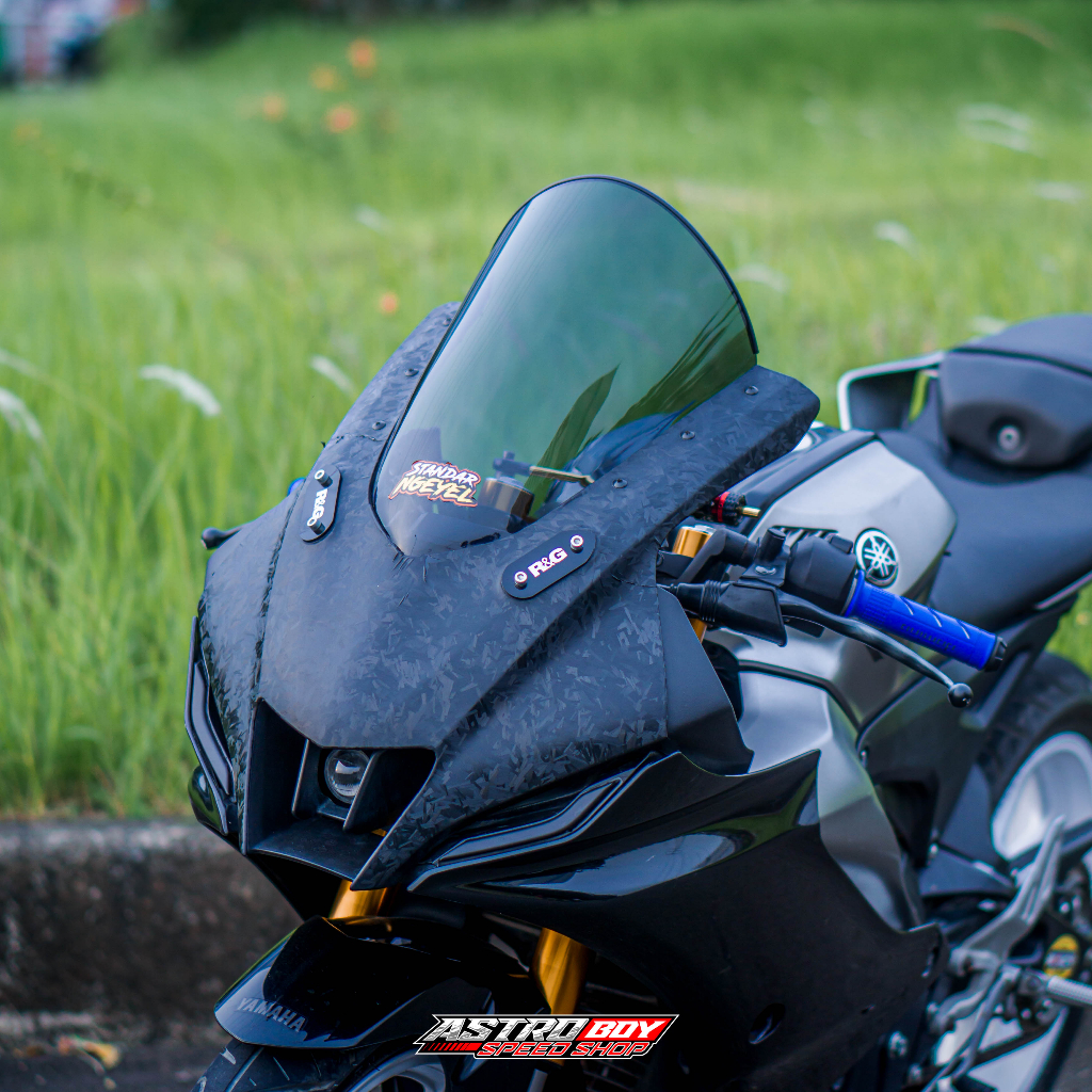 Jual WINDSHIELD VISOR FULL JENONG YAMAHA R15 V3/V4 TEBAL 3MM + LIST ...