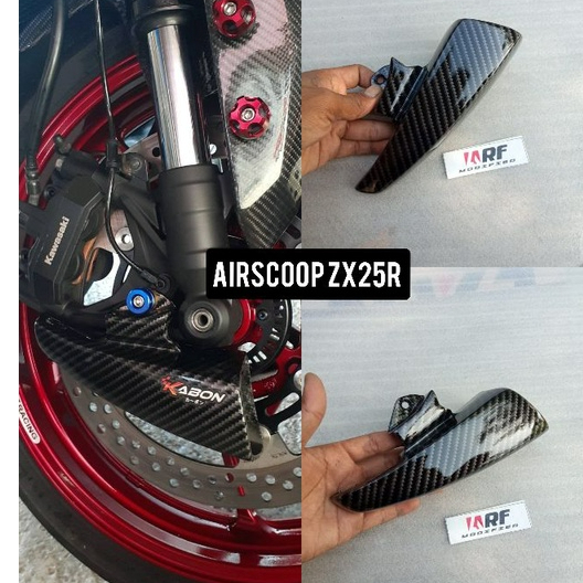 Jual Air Scope Airscoop Ninja Zx Pendingin Kaliper Kawasaki Ninja Zx R Hitam Carbon