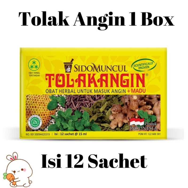 Jual Tolak Angin Cair 1 Box Isi 12 Sachet Shopee Indonesia