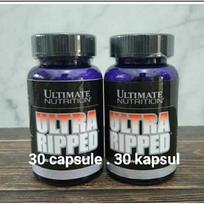 Jual Ultra Ripped Asli Original Fat Burner Isi 30 kapsul Ultimate ...