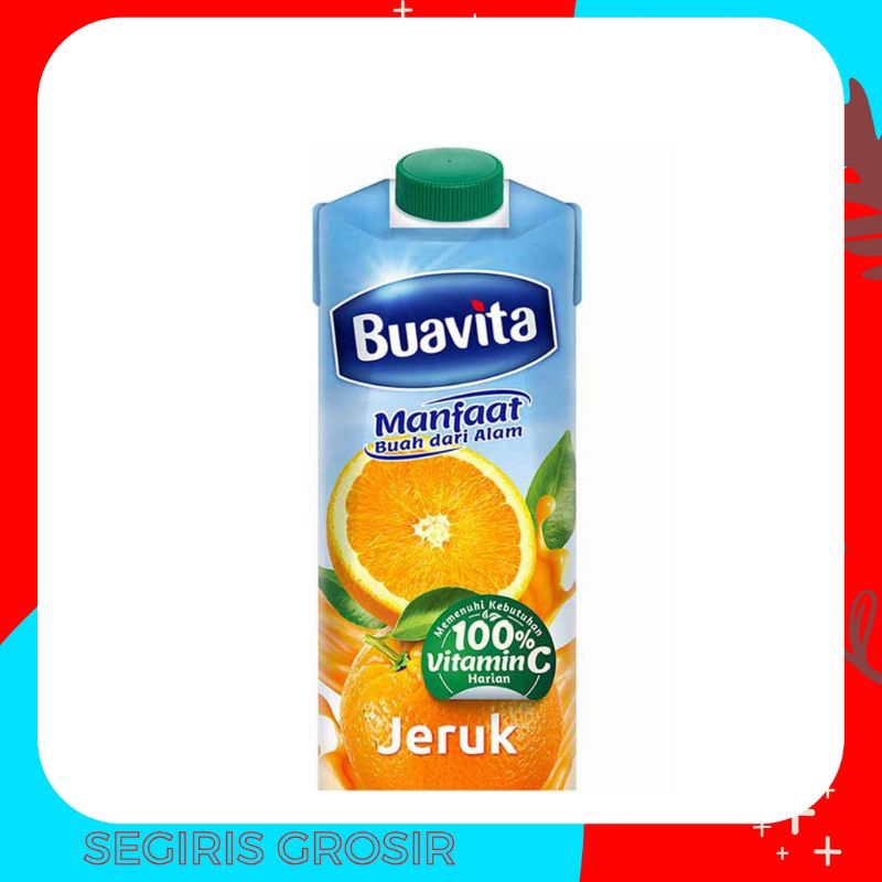 Jual Buavita jus rasa Orange jeruk 1 liter | Shopee Indonesia