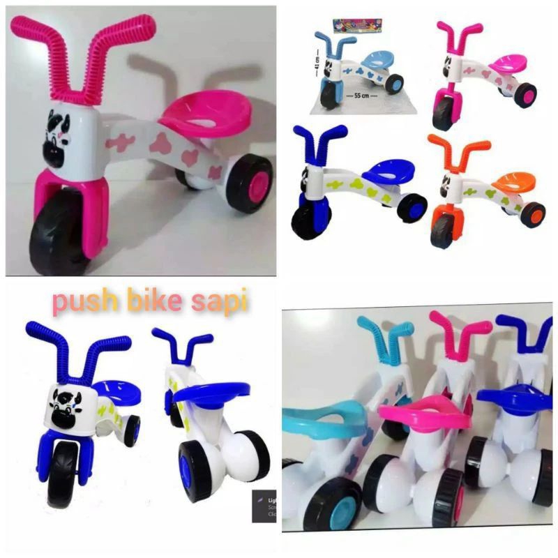 Jual Sepeda roda tiga anak motif sapi | Shopee Indonesia