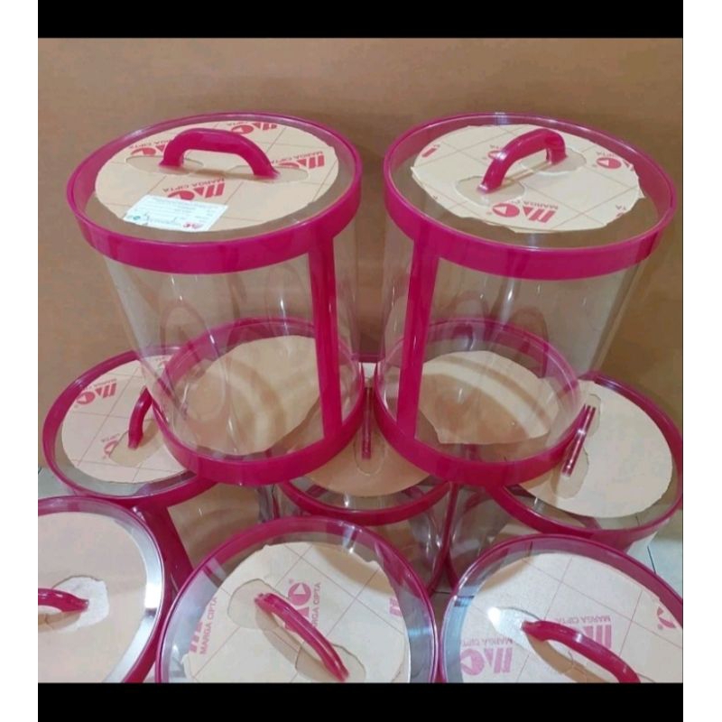 Jual Tabung Minuman Es Buah Acrylic Diameter 25, Tinggi 25 Cm, Isi 25 ...