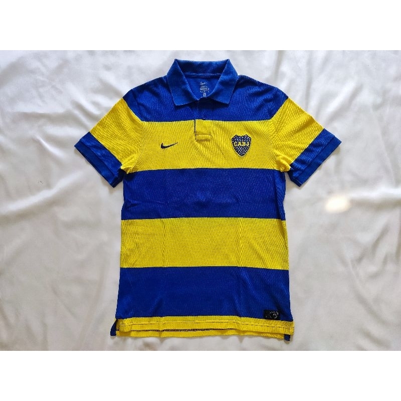 Jual Polo Shirt Nike Vintage Boca Juniors Riquelme Original 100