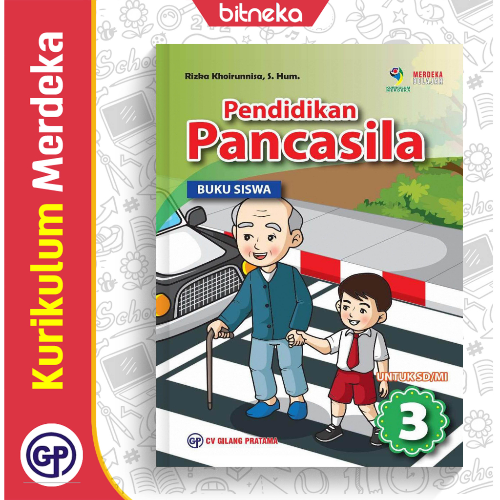 Jual Buku Siswa Pendidikan Pancasila SD/MI Kelas 3 Kurikulum Merdeka ...