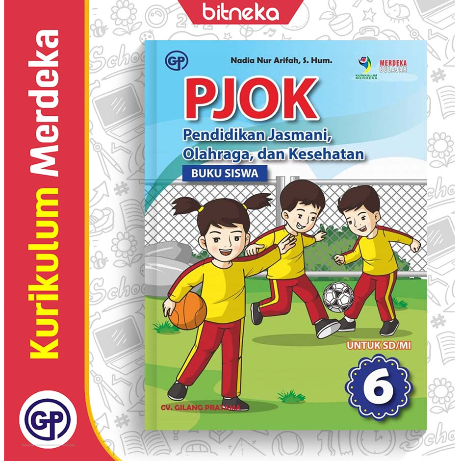 Jual Buku Siswa Pjok Sd Mi Kelas Kurikulum Merdeka Gilang Pratama