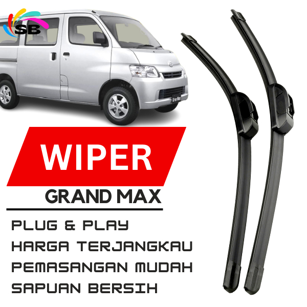 Jual WIPER GRAND MAX PICK UP WIPER GRAND MAX MINIBUS 1 SET WIPER DEPAN ...