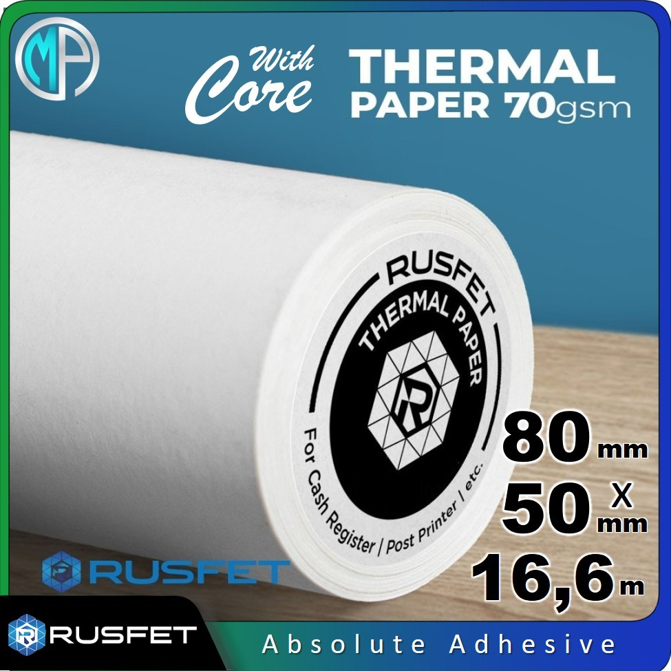 Jual Kertas Label Termal Sticker Thermal Label 8cm x 5cm Core Non ...