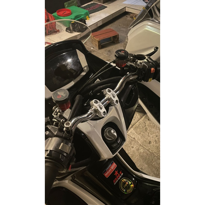 Jual Stang RZR chrome tebal universal semua motor | Shopee Indonesia