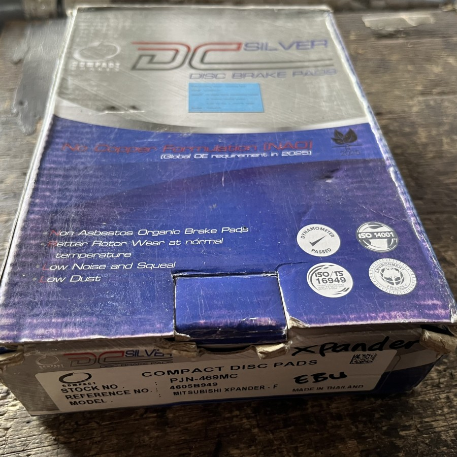 Jual COMPACT Kampas Rem Brake Pads Mitsubishi Xpander (PJN-469MC ...
