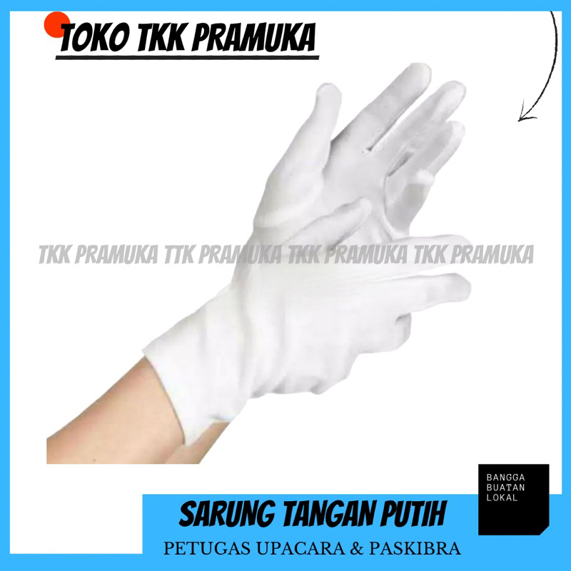 Jual Sarung Tangan Putih Polos Sarung Tangan Paskibra Shopee Indonesia