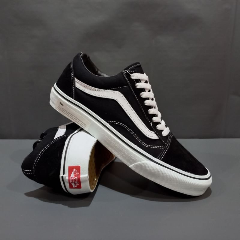 Jual Sepatu Vans Old Skool Black White Classic Premium Import Quality ...