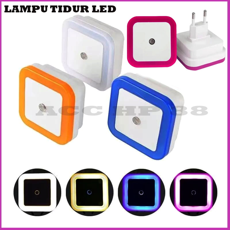 Jual Acchp Lampu Tidur Led Otomatis Sensor Cahaya Colok Listrik Dinding