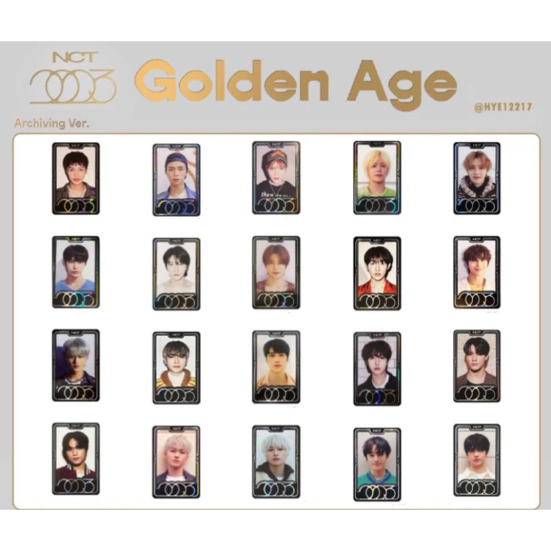 Jual PO PC PHOTOCARD YEARBOOK GOLDEN AGE NCT 2023 JENO JAEMIN JISUNG