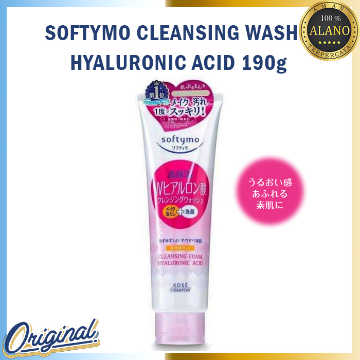 Jual Softymo Cleansing Wash (Hyaluronic Acid) Original Japan Shopee