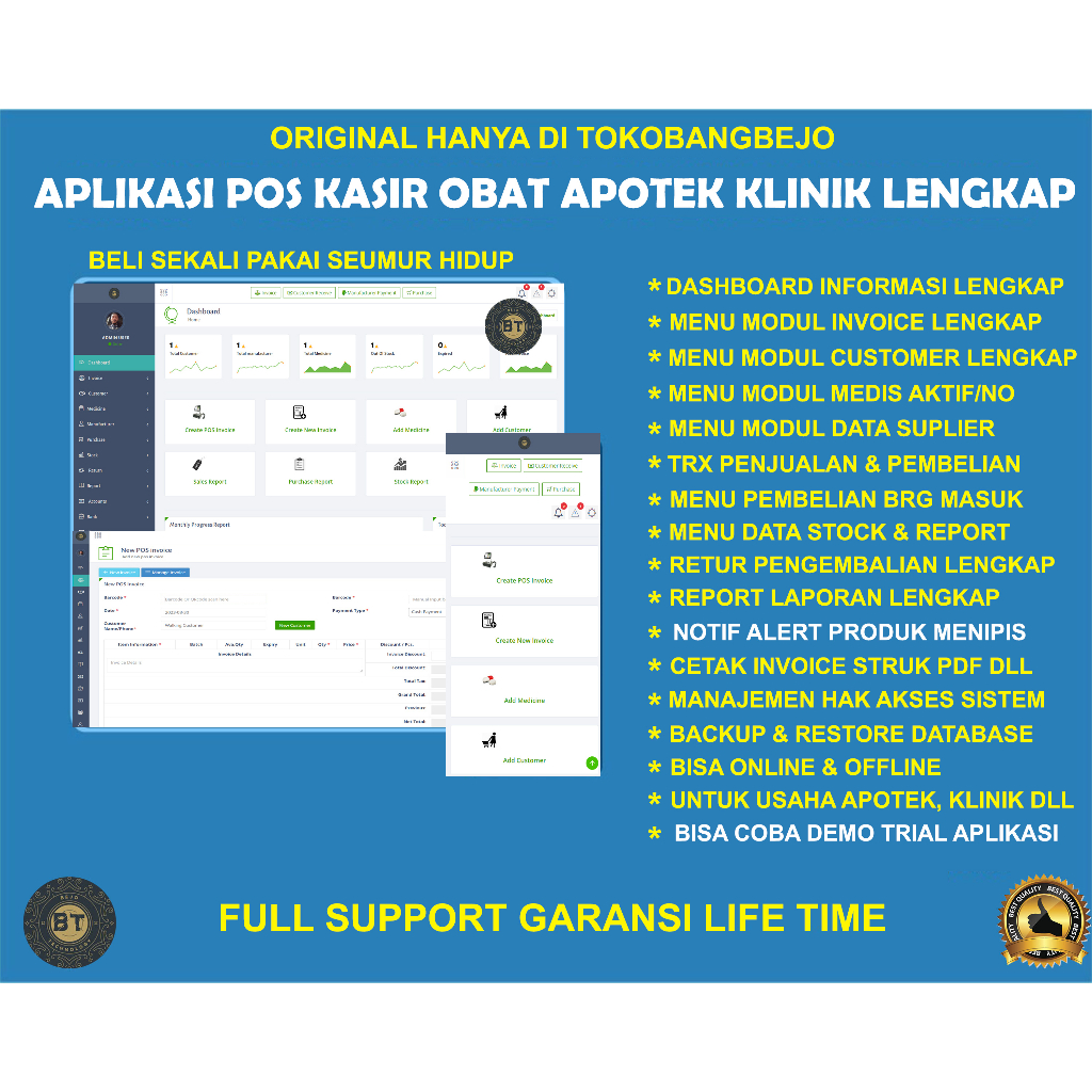 Jual APLIKASI WEB SOURCE CODE POS KASIR PENJUALAN OBAT KLINIK RUMAH ...