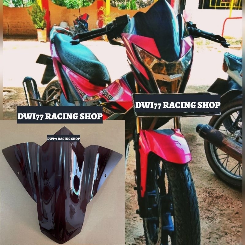 Jual VISOR HONDA SONIC WINSHIELD SONIC 150 R MODEL JENONG SMOKE ...