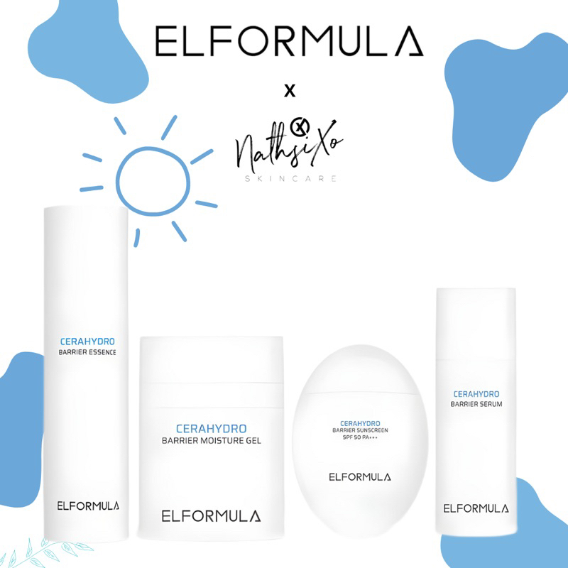 Jual [READY STOCK] ELFORMULA Cerahydro Barrier Essence Toner, Serum, Moisturizer Gel & Sunscreen