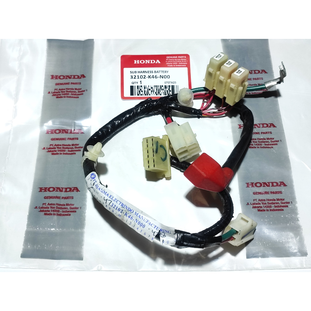 Jual Kabel aki sub harness battery baterai aki honda vario 110 LED