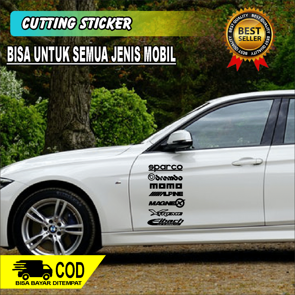 Jual sticker stiker mobil keren | stiker mobil Sarco | stiker body