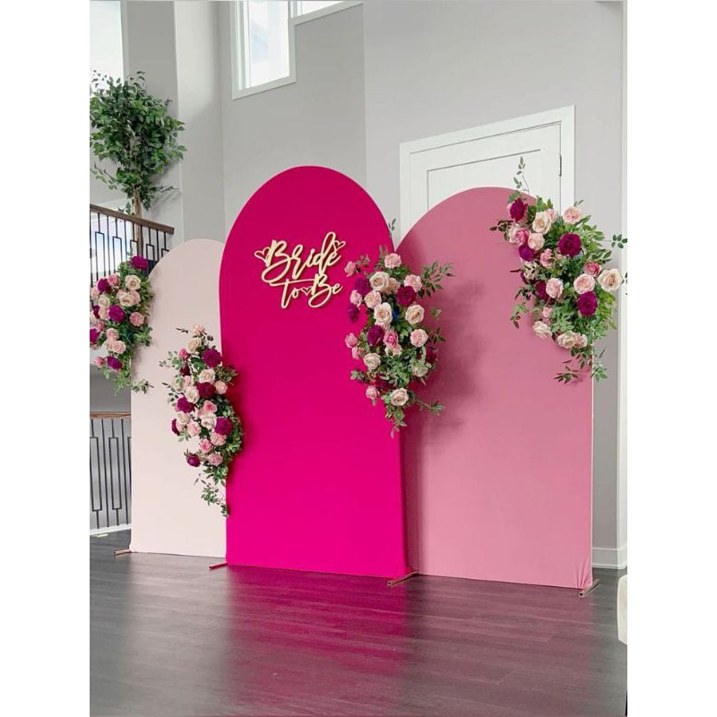 Jual backdrop terbaru cover kain oval bahan abutay filamin tinggi 250cm ...