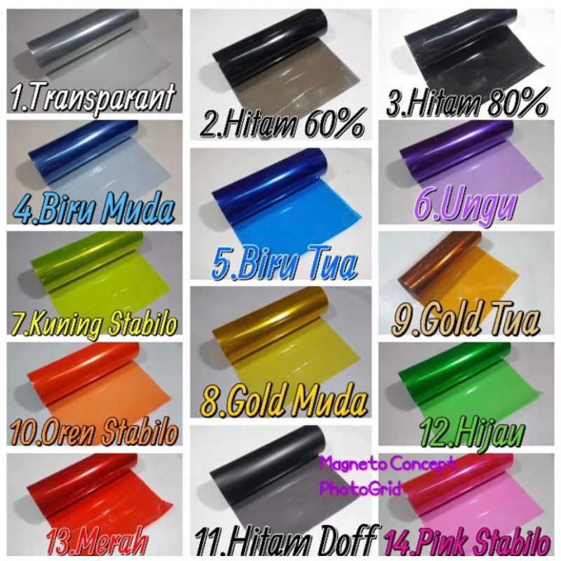 Jual Sticker Skotlet Lampu Smoke Hybrid Glossy Mobil Motor Mika Lampu ...